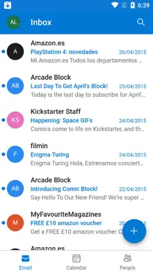 Microsoft Outlook Lite android App screenshot 0